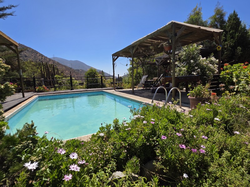 Olmue / Arriendo Parcela Casa 4D 2B 4Est Amoblada