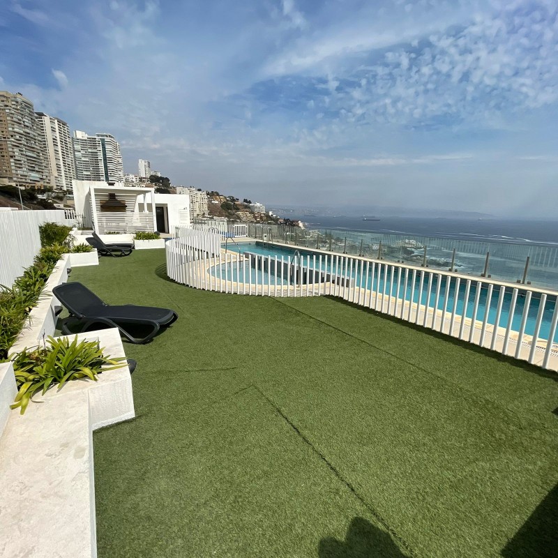 Concón / Venta Depto 1D 1B 1Est 1Bod Amoblado Cochoa Vista P