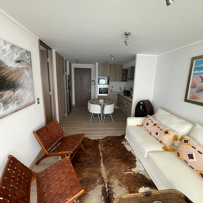 Concón / Venta Depto 1D 1B 1Est 1Bod Amoblado Cochoa Vista P
