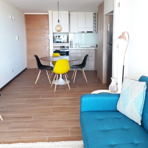 Concón / Venta Depto 1D 1B 1Est 1Bod Amoblado Playa la Boca