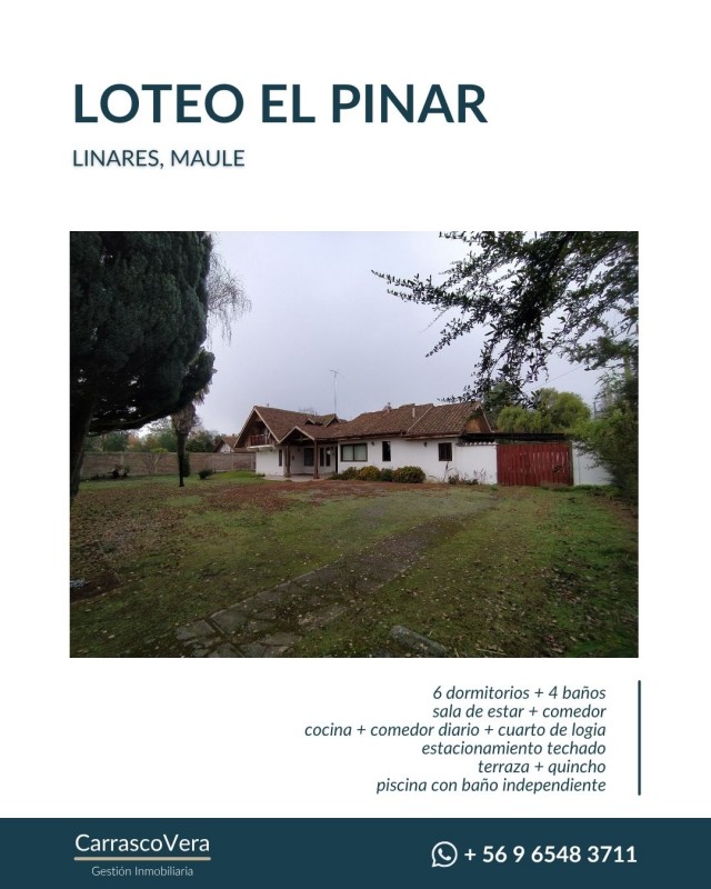 🏡 Se Vende Casa en Parcela | el Pinar, Linares