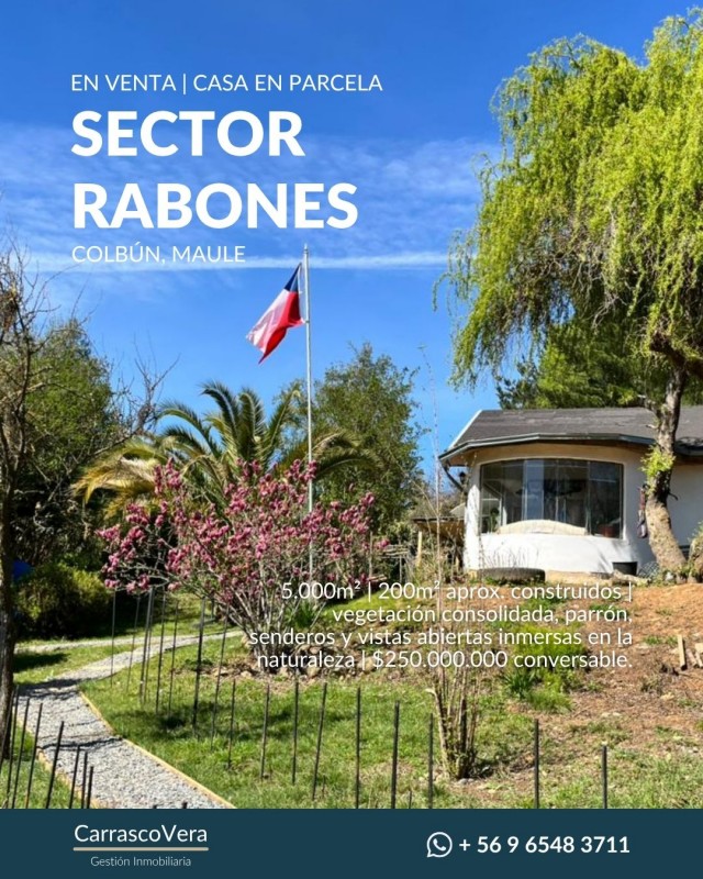 Fotografía de 🏡 Se Vende Casa Parcela | Sector Rabones, Colbún 🌿