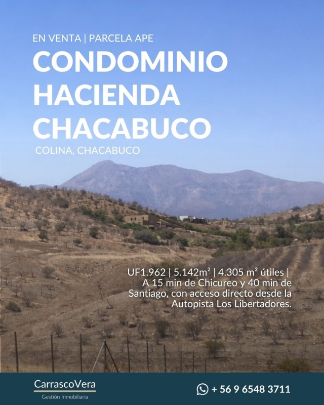 Fotografía de Terreno Ape en Condominio Hacienda Chacabuco