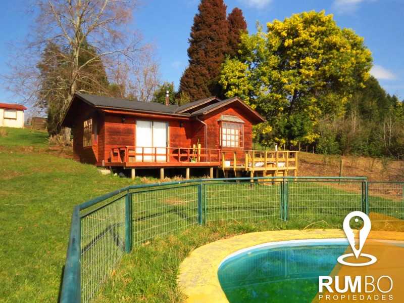 Casa y 3 Cabañas en Parcela Camino A Pucón
