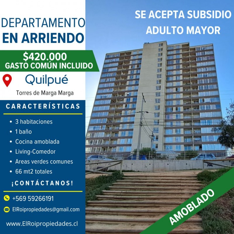 Fotografía de Se Arrienda Departamento Amoblado en Quilpué