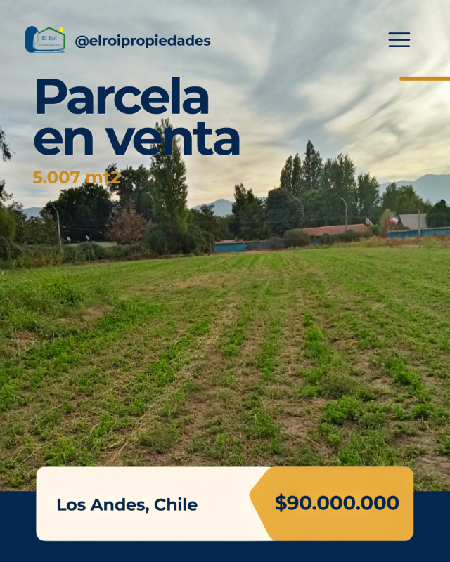 Fotografía de Amplia Parcela – los Andes