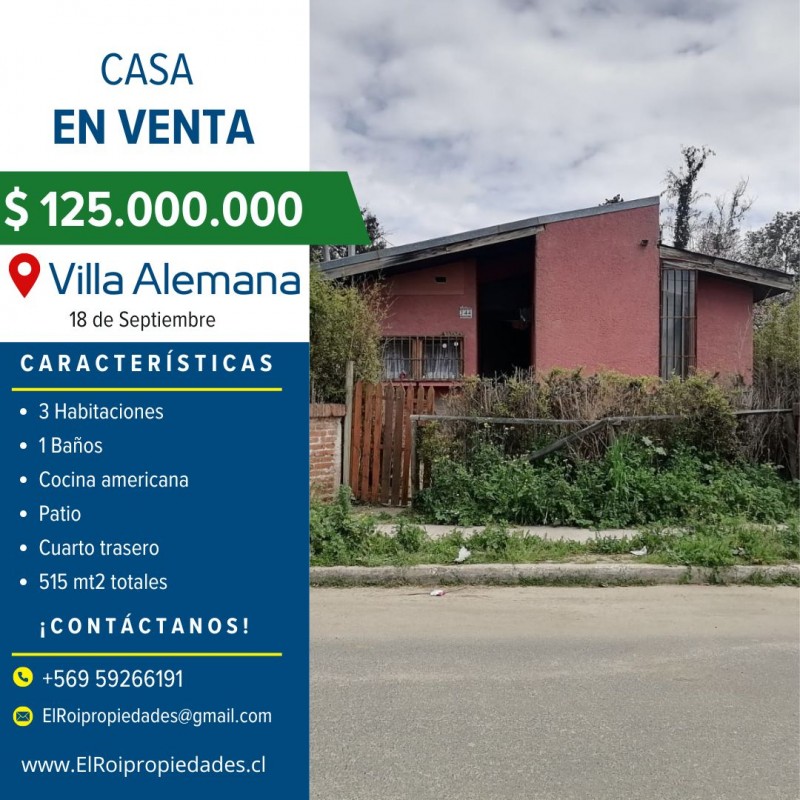 Fotografía de Casa Con Amplio Patio – Peñablanca
