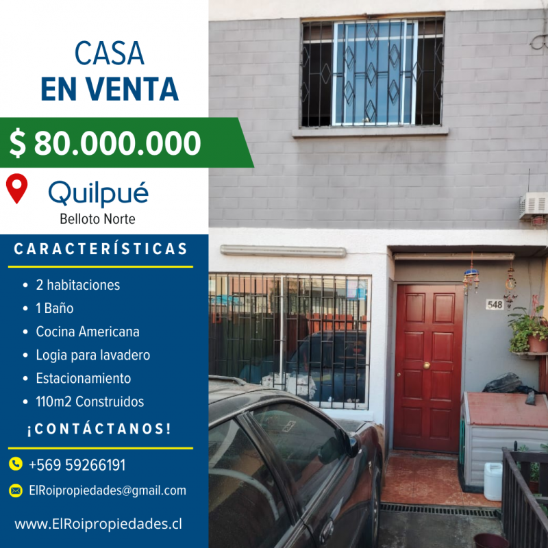 Fotografía de Casa de 2 Pisos en Venta – Belloto Norte