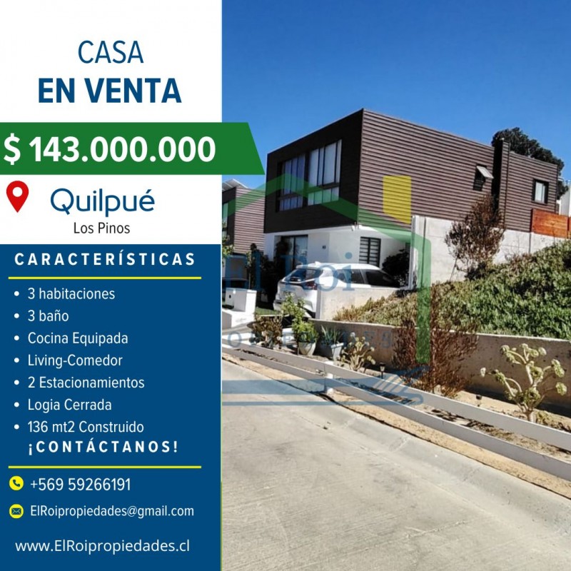 Fotografía de Casa Estilo Mediterráneo en Condominio – los Pinos, Quilpué