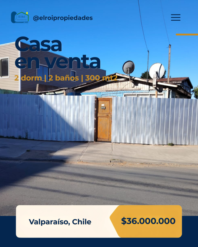 Fotografía de Casa Con Patio – Rodelillo, Valparaíso