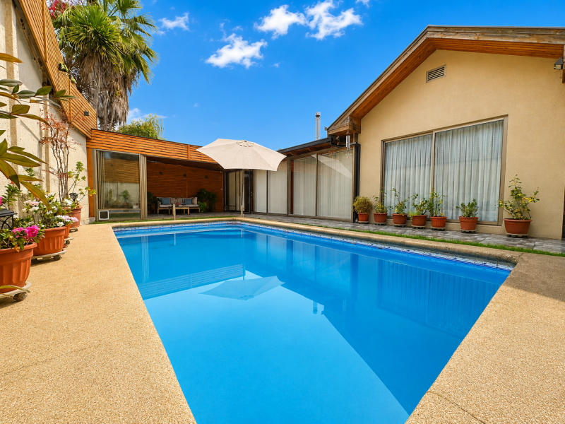 Casa 4D 3B Con Piscina en Portones de Pichimapu, Talca