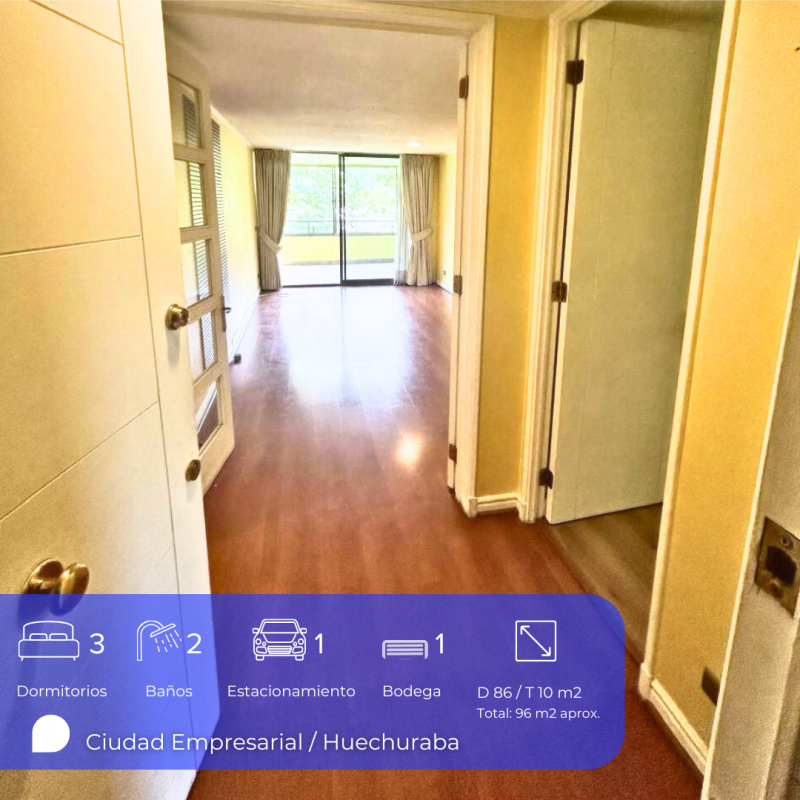 Depto 3D+2B+1E+1B Norte |96 M²| Próximo Teleférico