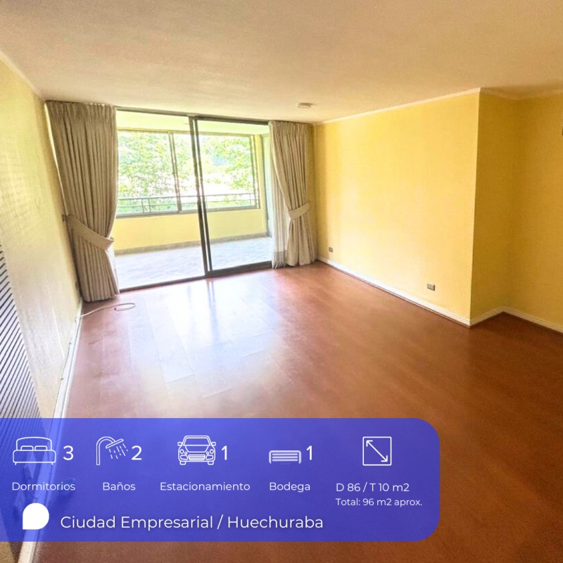 Depto 3D+2B+1E+1B Norte |96 M²| Próximo Teleférico