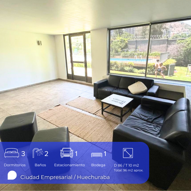 Depto 3D+2B+1E+1B Norte |96 M²| Próximo Teleférico