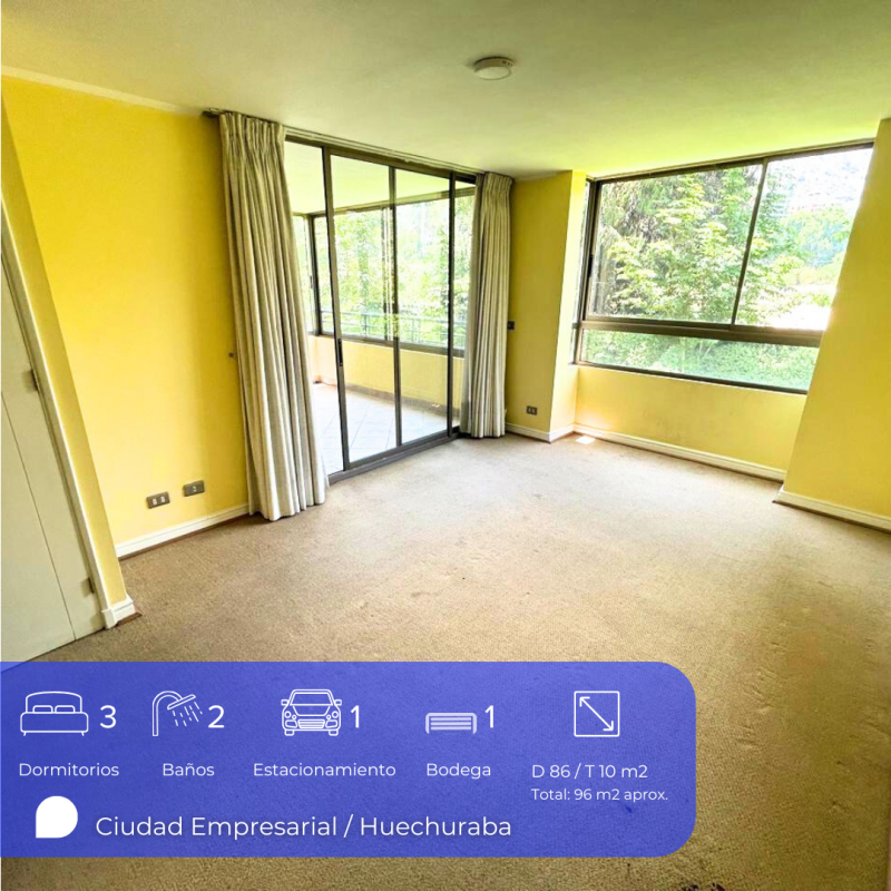 Depto 3D+2B+1E+1B Norte |96 M²| Próximo Teleférico