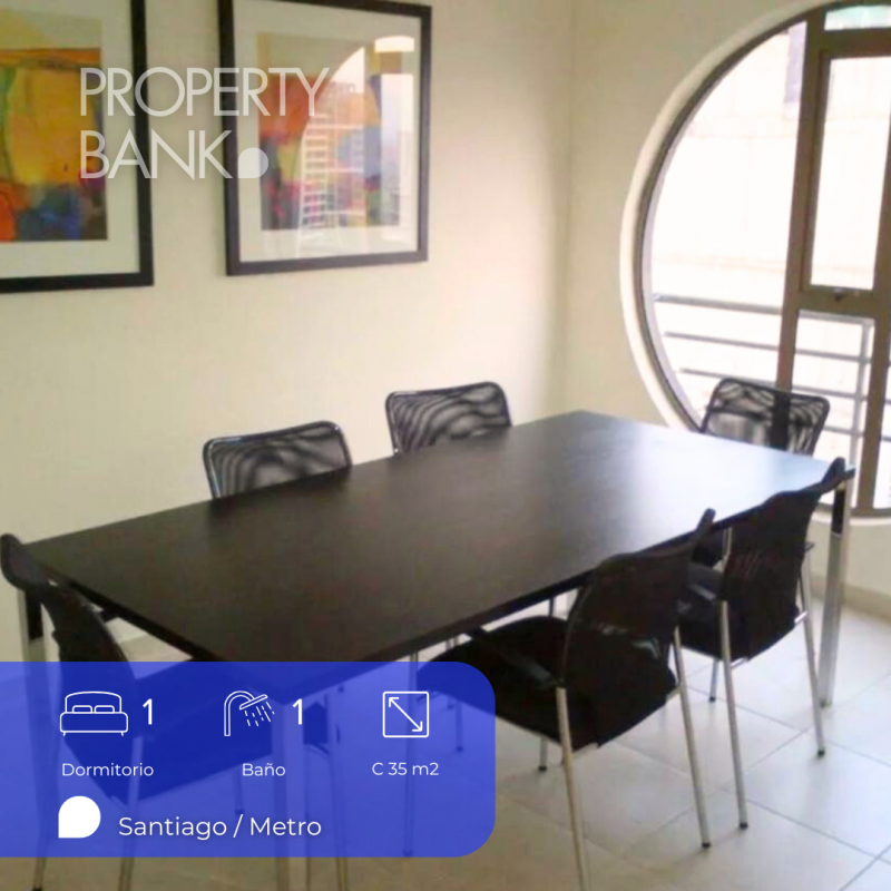 Departamento 1D+1B+Terraza Oriente