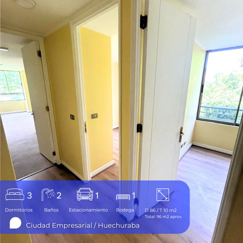 Depto 3D+2B+1E+1B Norte |96 M²| Próximo Teleférico