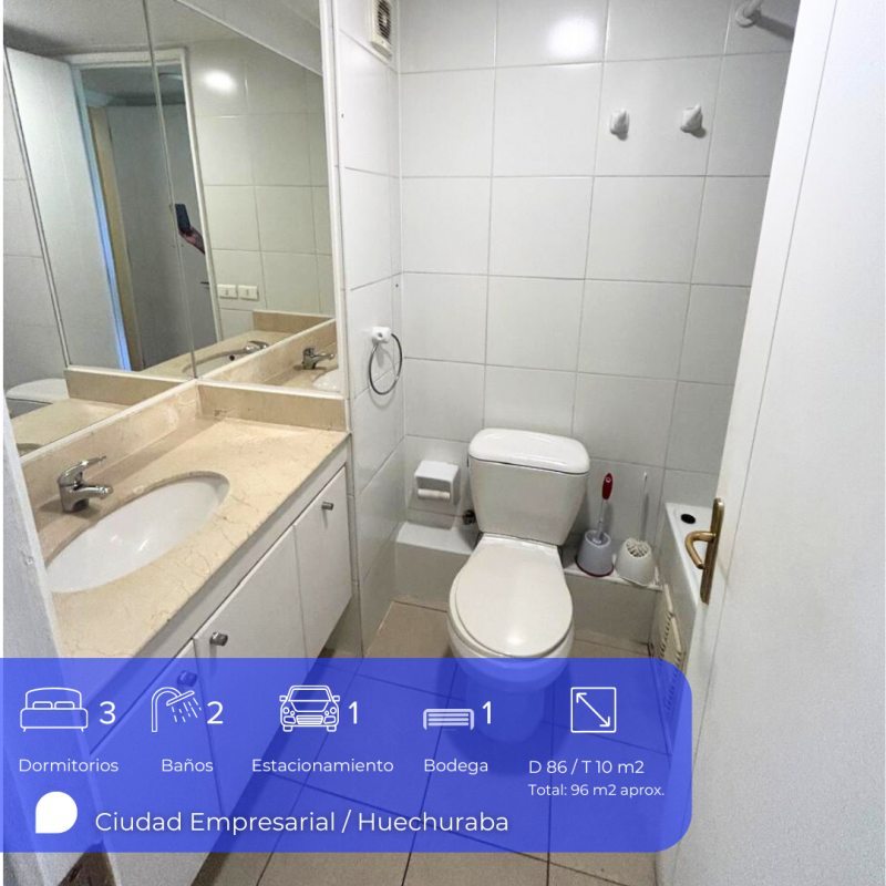 Depto 3D+2B+1E+1B Norte |96 M²| Próximo Teleférico