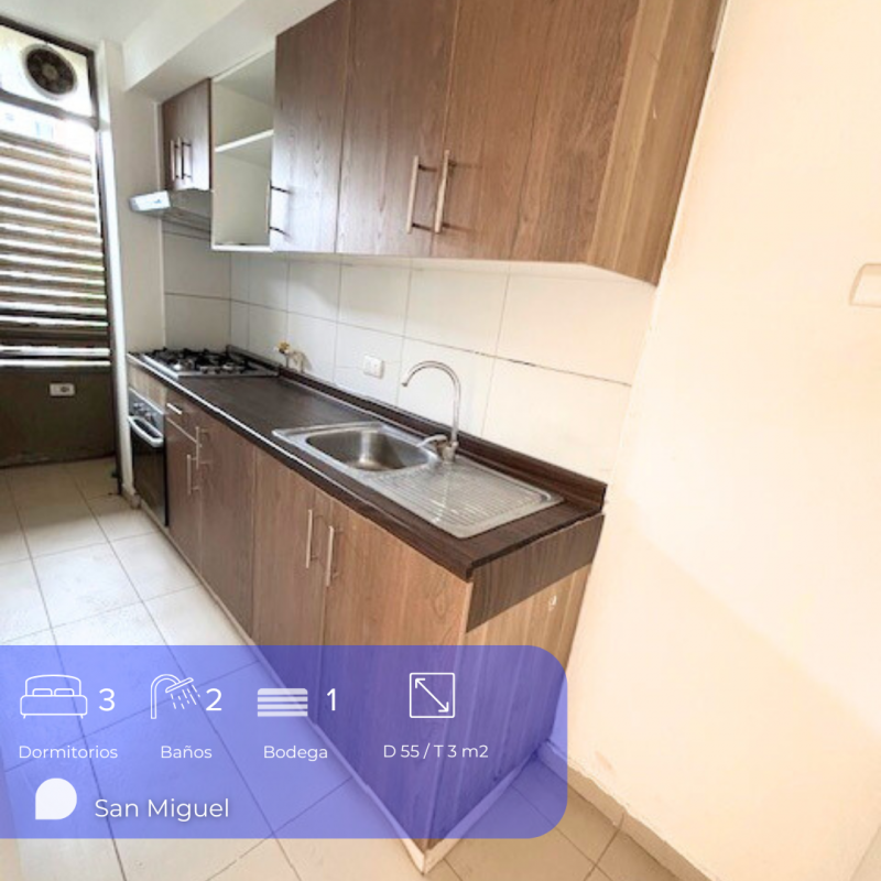 Departamento 3D-2B en Lo Mejor de San Miguel