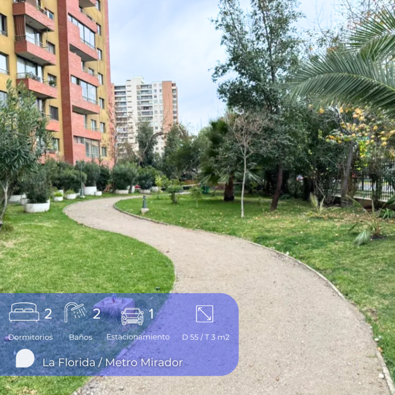 Bello Departamento 2D+2B+Terraza+Est+ Bod