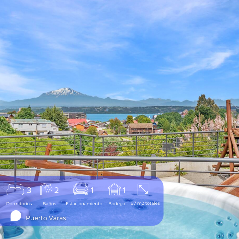 Puerto Varas Con Vista Al Lago 3D2B1E1B