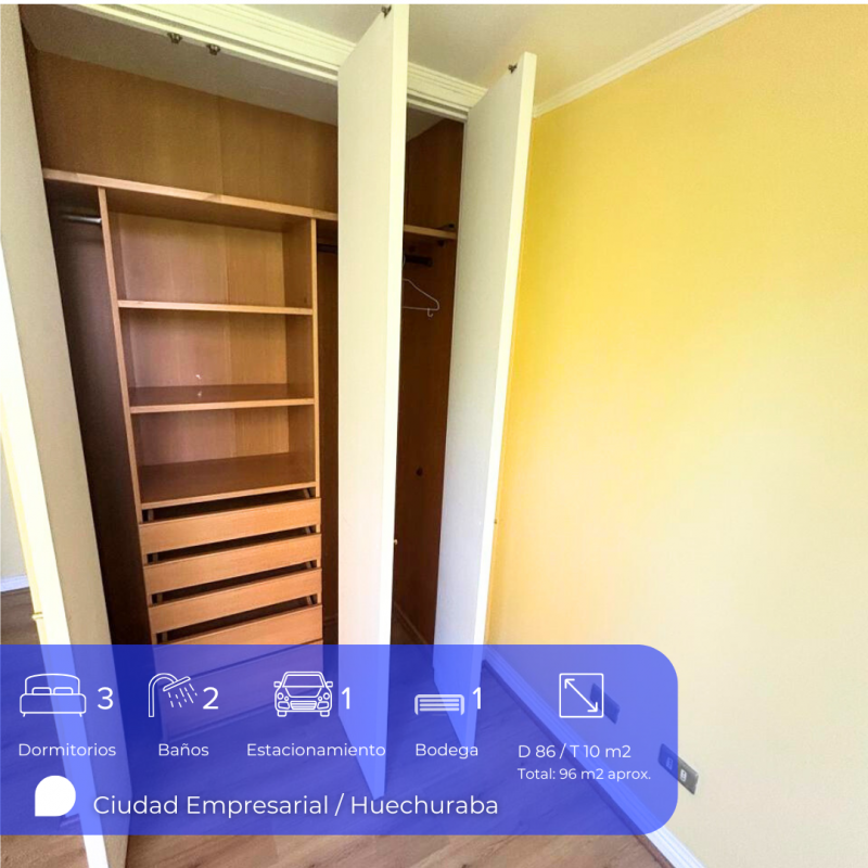 Depto 3D+2B+1E+1B Norte |96 M²| Próximo Teleférico