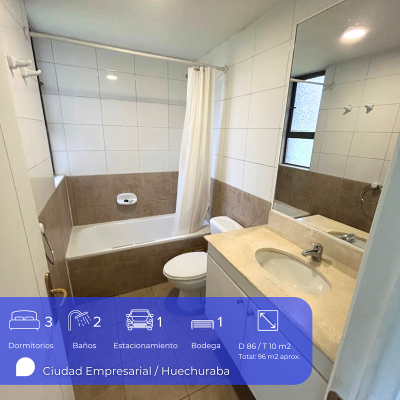 Depto 3D+2B+1E+1B Norte |96 M²| Próximo Teleférico