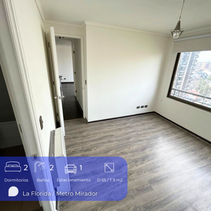 Bello Departamento 2D+2B+Terraza+Est+ Bod