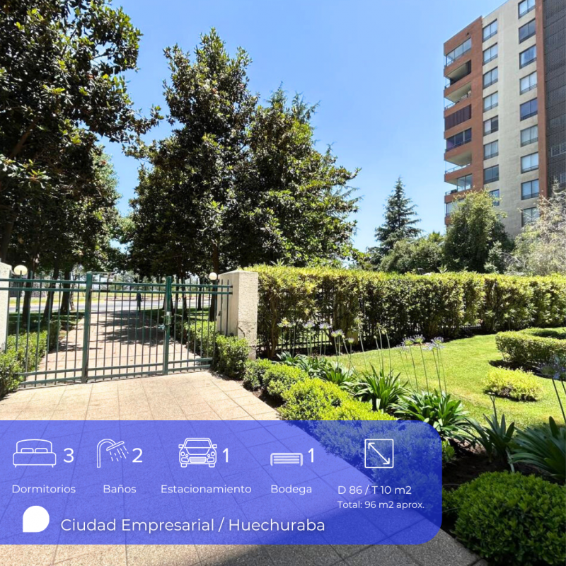 Depto 3D+2B+1E+1B Norte |96 M²| Próximo Teleférico