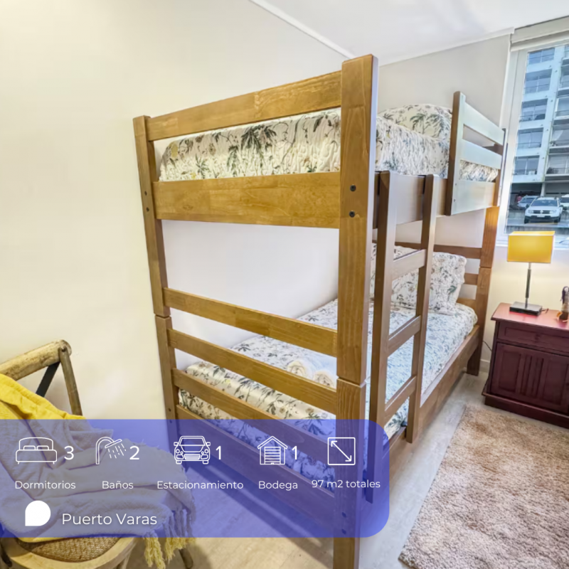 Puerto Varas Con Vista Al Lago 3D2B1E1B