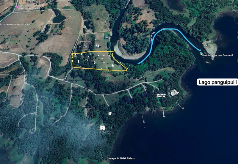 3 Parcelas Acceso Lago Panguipulli A Través Río Huenahue