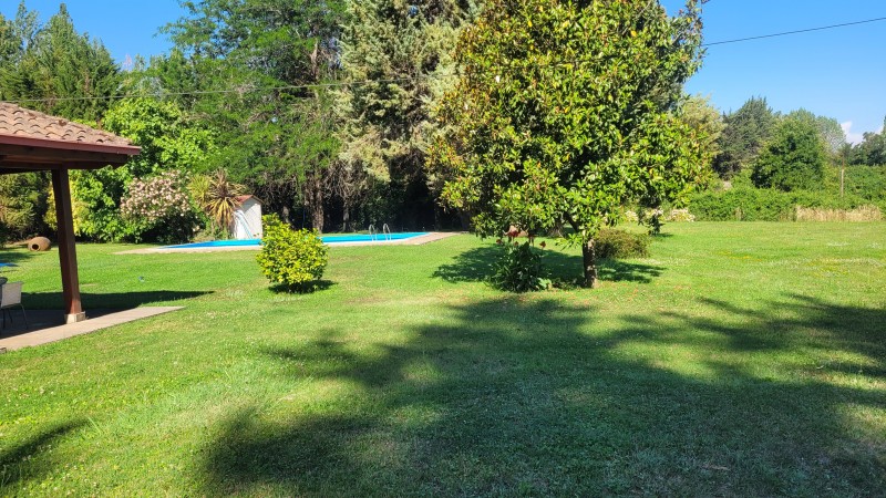 Parcela de 10.8 Hás Con 4.8 Acciones Agua 2 Casas y Piscina