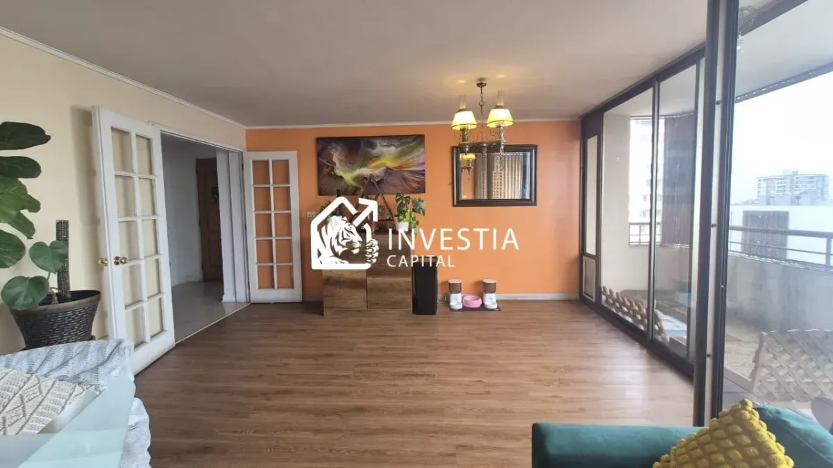 Departamento en Venta 3D 2B 1Est Ñuñoa