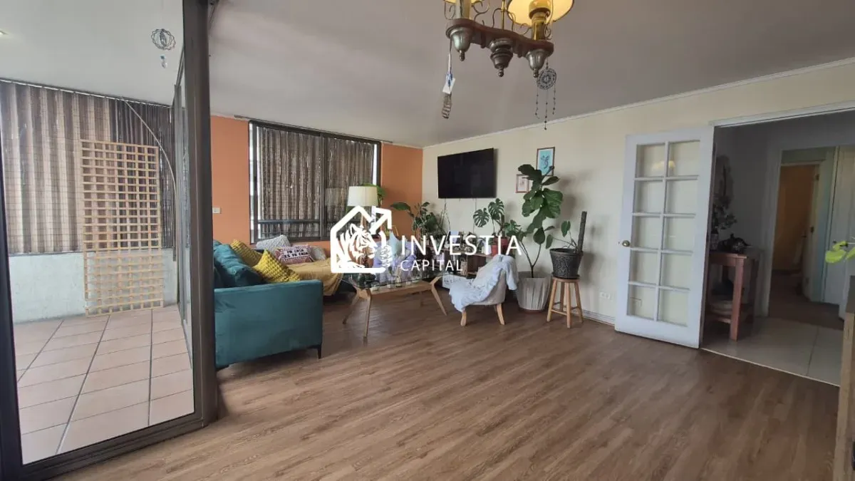 Departamento en Venta 3D 2B 1Est Ñuñoa