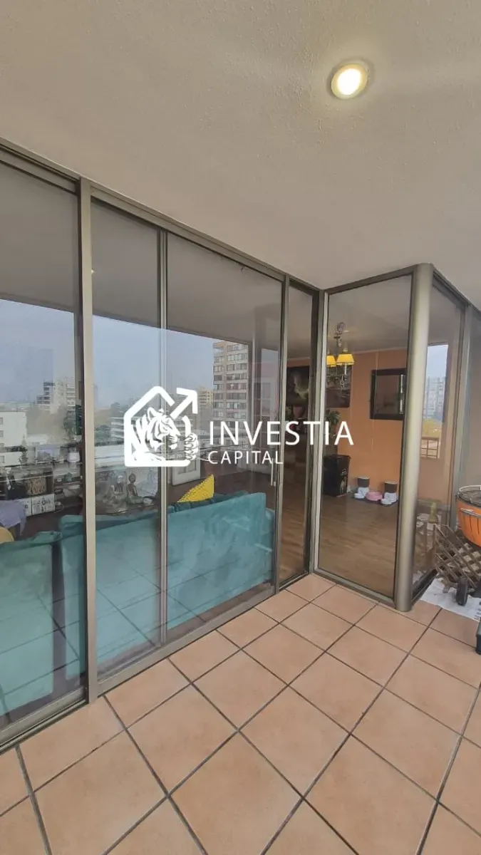 Departamento en Venta 3D 2B 1Est Ñuñoa
