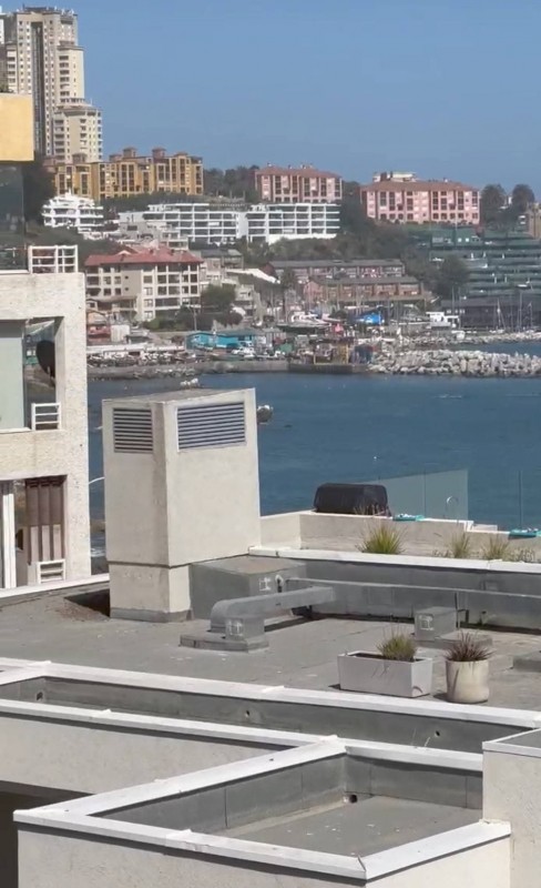 Arriendo Departamento Estudio Concon , Vista A la Bahia