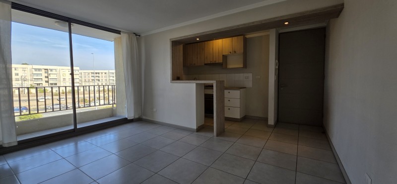 Departamento en 4° Piso, 2 Dorm, 1 Baño y Estacionamiento