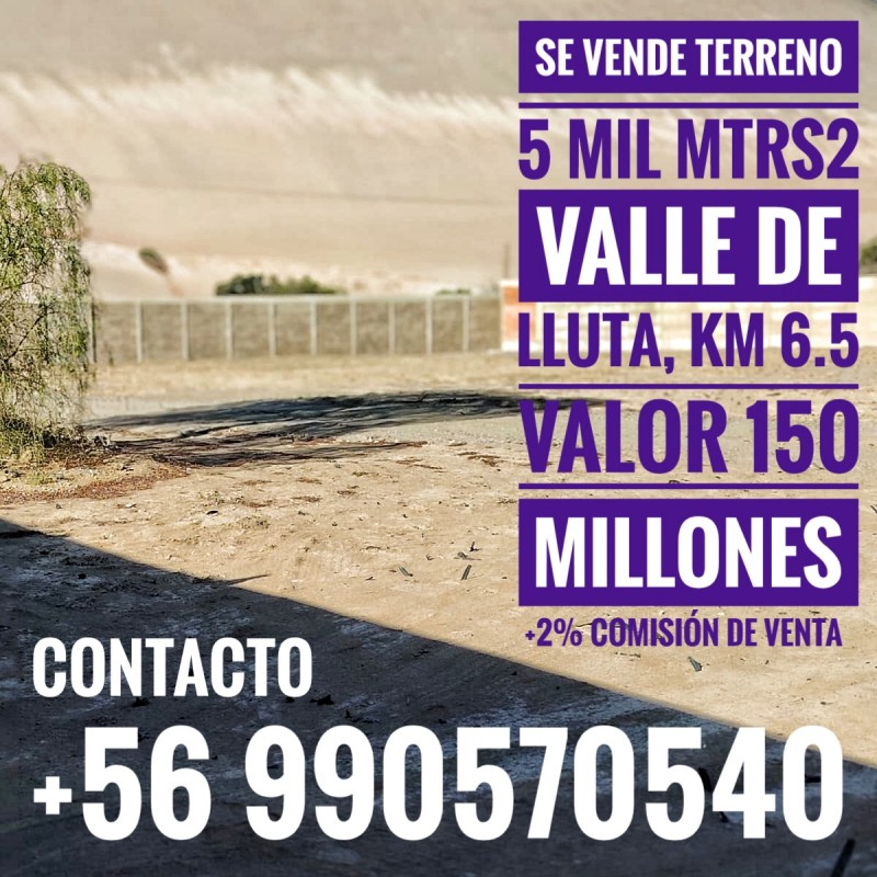 Fotografía de Se Vende Terreno en Lluta Km 6.5