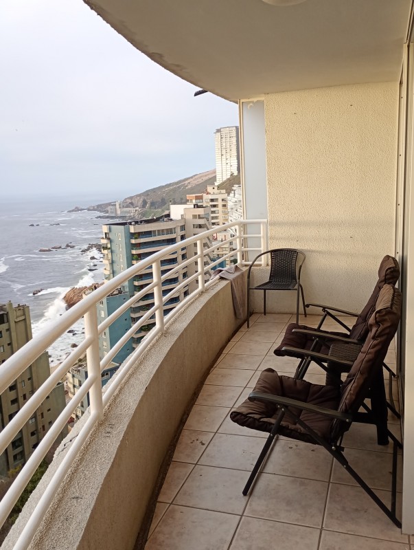 Arriendo Precioso Depto. Amoblado Vista Al Mar
