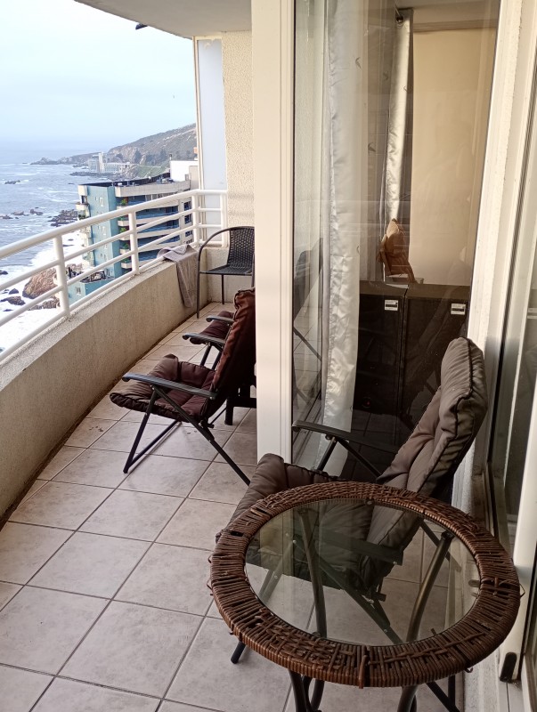 Arriendo Precioso Depto. Amoblado Vista Al Mar