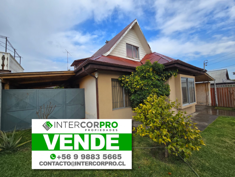 Se Vende Casa en Villa Costa Azul, Curicó