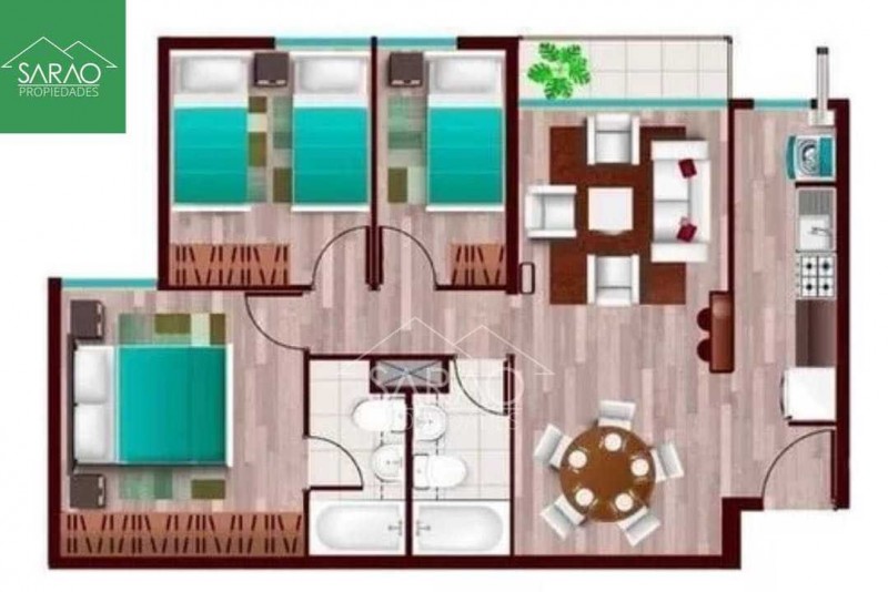 Vende Dpto en Condominio Bosque Pucalán, Puerto Montt