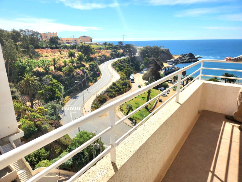 Arriendo Departamento Full Amoblado Con Vista Al Mar