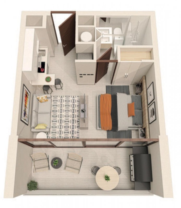 Exclusivo Departamento Estudio Incluye 1E +1B Metro Agricola