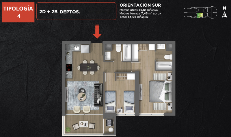 Oportunidad de Inversión - Edificio las Garzas, Antofagasta