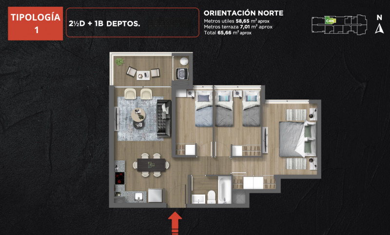 Oportunidad de Inversión - Edificio las Garzas, Antofagasta