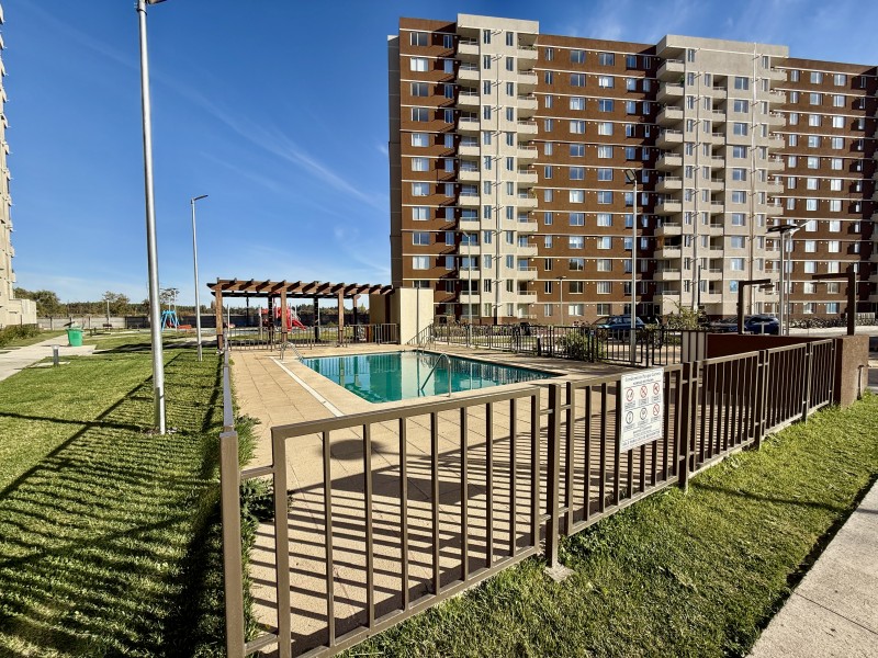 Arriendo Depto 2 Dorm Piso 8 Nuevo Sin Uso Parque Carrera