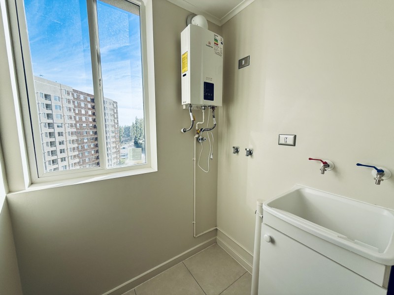 Arriendo Depto 2 Dorm Piso 8 Nuevo Sin Uso Parque Carrera