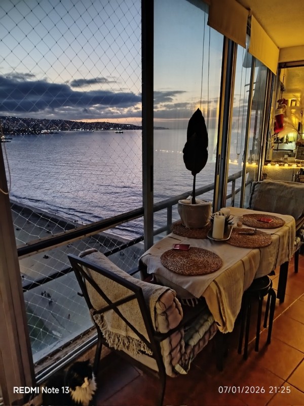Departamento Amoblado Con Linda Vista Al Mar
