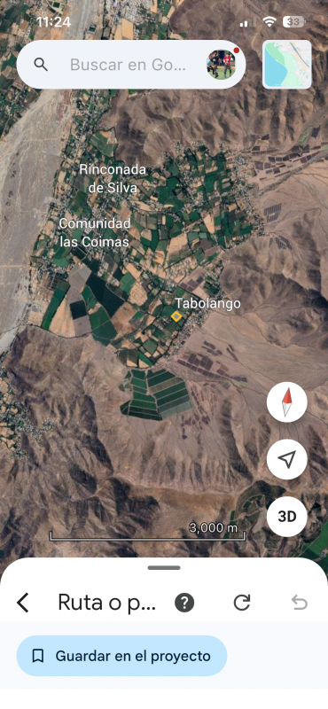 Parcela de 1 Hectárea en Rinconada de Silva, Putaendo